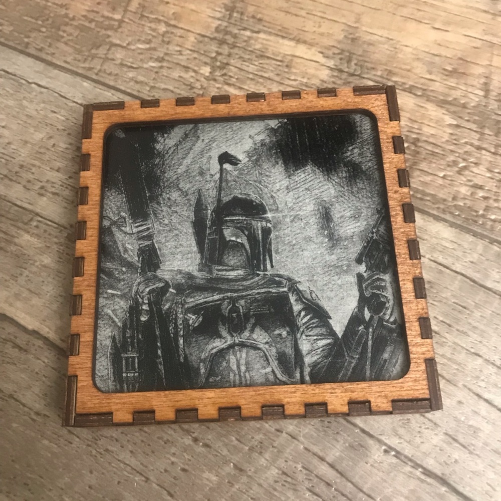 Customade Star Wars boba fett ceramic frame - Picture 3 of 4